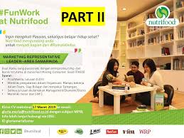 Kantor pusat nutrifood berada di jakarta, dengan jaringan distribusi yang. Lowongan Kerja Pt Nutrifood Samarinda Lowongan Kerja Kalimantan Timur Terbaru