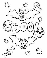 Dibujos De Halloween Para Colorear Faciles