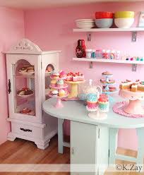American Girl Doll Bakery By Kim Zay Www Agdesigncraftcreate Blogspot Com Sweet S American Girl Furniture American Girl Doll Furniture American Girl Doll House