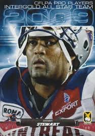 2009 INTERGOLD CFL CFLPA ALL STARS ANWAR STEWART ALOUETTES (KENTUCKY  WILDCATS)