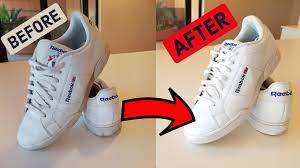 Then to deodorize, lightly coat the inside with baking soda (or talcum powder) and let it sit for at least 8 hours. How To Wash Shoes Easy Way Youtube