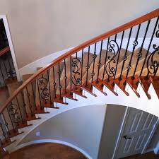 Elements stair parts are only suitable for stairs with a pitch of between 40 degrees and 43 degrees. Affordable Stair Partsa 1 2 Iron Baluster Skinny Scroll 10 Pack Stair Parts Hollow Metal Spindles Stair Railing Scroll Real Satin Black Not