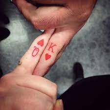 81 Cute Couple Tattoos That Will Warm Your Heart Stayglam Finger Tattoos For Couples Small Finger Tattoos Cute Couple Tattoos