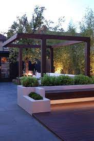These Deck Lighting Ideas Are Not Only Functional But Also Environmentally Friendly Interesting Even Affo Modern Garden Design Modern Garden Garden Design