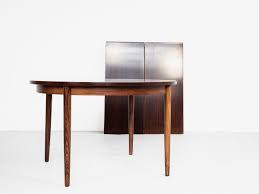 Mid century round teak dining table by frem røjle danish modern madsenmodern. Midcentury Danish Extendable Round Dining Table In Rosewood By Skovby Mobelfabrik