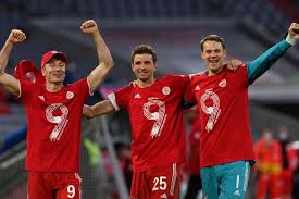 The home team and bavarian giants bayern munich take on the visiting side borussia m'gladbach in a friendly match on wednesday, 28 july 2021. Football Bayern Celebrate Title Win By Demolishing Gladbach Football News Top Stories The Straits Times