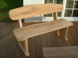 Rustikale holzbank anzio faltbar 90x39x26 cm recycling holz. Rustikale Gartenbank Mit Lehne Aus Eiche Holzvertrieb Pischel
