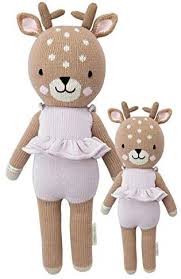 For girls that get it. Amazon Com Cuddle Kind Violet The Fawn Little 13 Hand Knit Doll 1 Doll 10 Meals Fair Trade Heirloom Quality Handcrafted In Peru 100 Cotton Yarn Toys Games