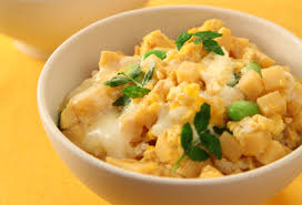 たけのこの卵とじ丼