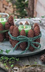 Weihnachtliche Deko Ideen Mit Zapfen Dekoideen Weihnachten Weihnachtsschmuck Diy Weihnachtsdekoration Ideen