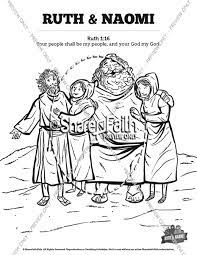 Naomi could see that ruth really meant it, so they set off together to the land of judah. Ruth And Naomi Sunday School Coloring Pages Sharefaith Kids