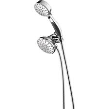 Delta 75831 Activtouch 9 Spray Hand Shower And Shower Head Combo Kit In Chrome Walmart Com Handheld Shower Head Shower Heads Hand Held Shower