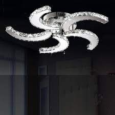 Free Shipping 2016 Kabo Sen Creative Led Ceiling Fan Bedroom Lamp Living Room Lamp Crystal Lamp Lighting Lamps Living Room Led Ceiling Fan Ceiling Fan Bedroom