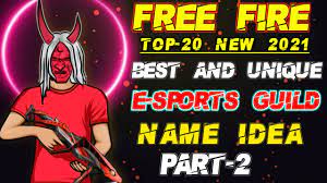 Once you redeem the codes free fire and you get your prizes, they will be in the game in a maximum time of 30 minutes. Free Fire Esports Guild Name Idea Best Guild Name For Free Fire Youtube