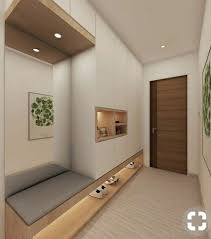 Speil Lys Og Skobenk I Garderobeinnredning Przedpokoj Dla Michala Interior Gang Interior Hus Hus Interior