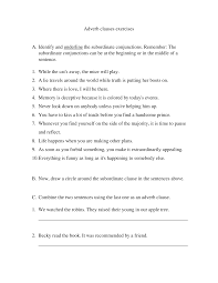 (the adverbial clause sets a place.) read more about subordinating conjunctions. Https Www2 Palomar Edu Pages Esltutoring Files 2017 05 Adverbclausesexercises Pdf