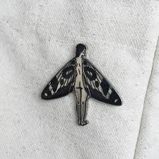Image Of By Night Pin Collab With Maddy Young Enamel Pins Pin And Patches Enamel Lapel Pin