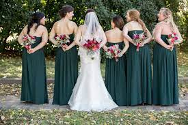Fall Wedding Hunter Green Bridesmaids Dresses Hunter Green Bridesmaid Dress Green Bridesmaid Dresses Hunter Green Wedding
