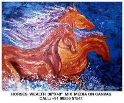 Amazing as it seems, sometimes changing the interior and exterior colours of your home can. Best Painting For Living Room This Brings Positive Energy Good Luck Wealth This Needs To Be Near The Entry Of House Painting Indian Paintings Art Store