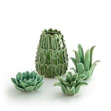 Photophore Ceramique Mod 3 Agave Vert Am Pm La Redoute Vase Design Photophore Grand Vase En Verre
