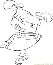 You can either choose to color your drawings online or print them. Angelica Pickles Coloring Page For Kids Free Rugrats Printable Coloring Pages Online For Kids Coloringpages101 Com Coloring Pages For Kids
