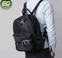 Sh1892 Black Outdoor Mens College Private Label OEM Nylon Backpacks Luxury  School High Quality Waterproof Purse Manufacturer Custom Logo Backpack