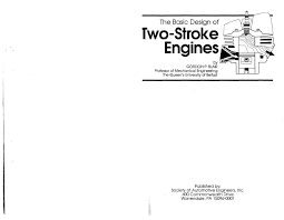 Basic Design Of Two Stroke Engines