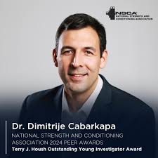 Congratulations to Dr. Dimitrije Cabarkapa