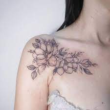 Scar Cover Up Tattoo Shoulder Collarbone Tattoo Artist Ig Irenebogachuk Tattooplacement Large Ta Collar Bone Tattoo Shoulder Tattoo Front Shoulder Tattoos