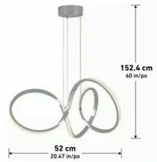 With its inspired, spiralling suspension, the artika swirl is a true standout. Artika Swirl Led Pendant Light 30w Dimmable Ceiling Lights Modern Room Deco 124 90 Picclick Uk