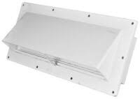 Thetford black 5/8 flange depth endura range vent. White Exterior Wall Vent Ducted Range Hood Rv Trailer Horizontal Exhaust Cover Ebay