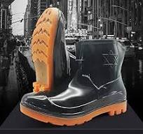 Amazon.com: Botas de lluvia de goma para hombre, botas ...