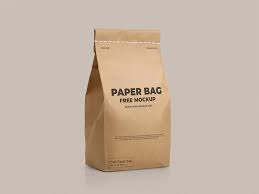 Download Free Craft Paper Bag Mockup Free Mockup