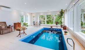 Beautiful Home Addition Featuring An Indoor Pool Transitional Swimming Pool Hot Tub Montreal By Construction Precellence Houzz Ie
