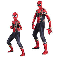 Free delivery and returns on ebay plus items for plus members. Iron Spider Man Cosplay Costumes Superhero Bodysuit Kids Jumpsuits Lazada Ph