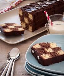 Gateau Damier Chocolat Vanille Gateau Savoureux Recette Entremet Chocolat Vanille