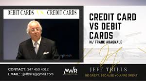 From building credit to cash back rewards, wsecu visa credit cards give you exactly what you want out of a credit card. Frank Abagnale Credit Card Vs Debit Cards Jeff Trills Jantuah Mwr Financial Youtube