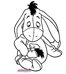 Cute eeyore is a old stuffed donkey from walt disney's winnie the pooh. Winnie Pooh And Eeyore Coloring Pages Home Ecmaebgbi The Book Octopus Print For Doctor Sheet Baby Realistic Adults Colouring In Picture Oguchionyewu