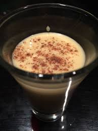 My First Time Trying Eggnog We Made This With Advocaat And Double Cream Yum Food Yum Eggnog
