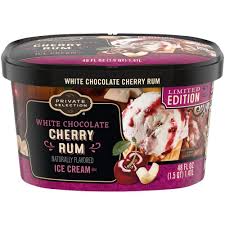 Easily the best store brand chocolate ice cream i have ever had and far superior to some of the big name brands. Kroger Has New White Chocolate Cherry Rum Ice Cream