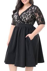 Evening Dresses Full Figured Women Plus Size Dresses Fit Flare Dress Plus Size Party Dresses