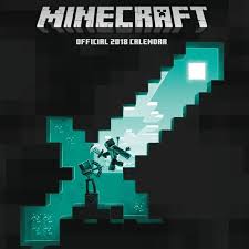 You Can Enjoy A Phenomenal 2018 With This Official Minecraft Calendar With Bright Fun Cubed Images Throughout Along W Minecraft Official Calendar Wall Calendar