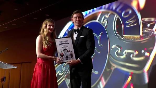 Role-model Andrews recognised with Jim Stynes Community Leadership Award