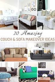50 inches long/across x 26 inches wide/deep x an elegant 19th century carved louis xv style sultanes sofa newly reupholstered in an dark emerald green mohair with french nailhead detail. 20 Amazing Couch Sofa Makeover Ideas Refresh Restyle