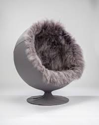 Home > furniture > dining > chairs > fluffy chair coral. The Igloo Snow Globe Chair Unique And Quirky Vintage Globe Chair Reupholstered In The Finest Grey Vintage Globe Fancy Chair Fluffy Bean Bag Chair