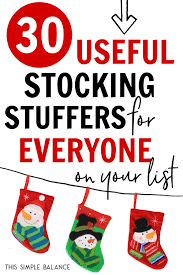 We've got all the best stocking stuffer ideas for her in our lists below. 30 Minimalist Stocking Stuffers For Everyone On Your List This Simple Balance