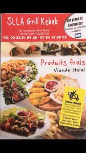 Vos Menus Slla Grill Kebab 62 Bd Slla Grill Kebab Facebook