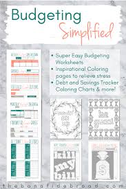 Budget Binder Budget Planner Book Debt Free Chart