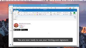 Open microsoft outlook 2019 from the start menu or from the taskbar. How To Add An Email Signature To Outlook 2016 On Mac Osx Youtube