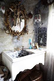 Eclectic Boho London Flat With A Touch Of Rock N Roll Bohemian Bathroom Eclectic Bathroom Boho Bathroom